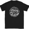 Merry Christmas T-Shirt Funny Beautiful Holiday Xmas Santa Elves Text Tee