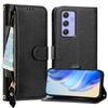 For Samsung Galaxy A54 5G Case Zipper Pocket Multiple Card Slots Leather Phone Cover
