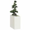 VidaXL Planter White 40x80x80 Cm Steel, Flower Pot, Plant Stand, Raised Bed, Planter Stand, Container 860774