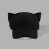 Casual Y2k Cat Ear Hat Korean Peaked Cap Lovely Women's Baseball Hat  Girl