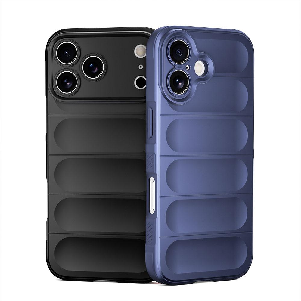 KEYSION Shockproof Matte Phone Case for iPhone 17 Pro Max 2025 Anti-skid Soft Silicone Phone Back Cover for iPhone 17 17 Air