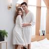 Unisex Quick-Dry Waffle Bathrobe - Lightweight, Absorbent, Ideal for Spa & Sauna