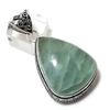 Natural Aquamarine Gemstone Handmade 925 Sterling Silver Pendant 2.05" a4F44