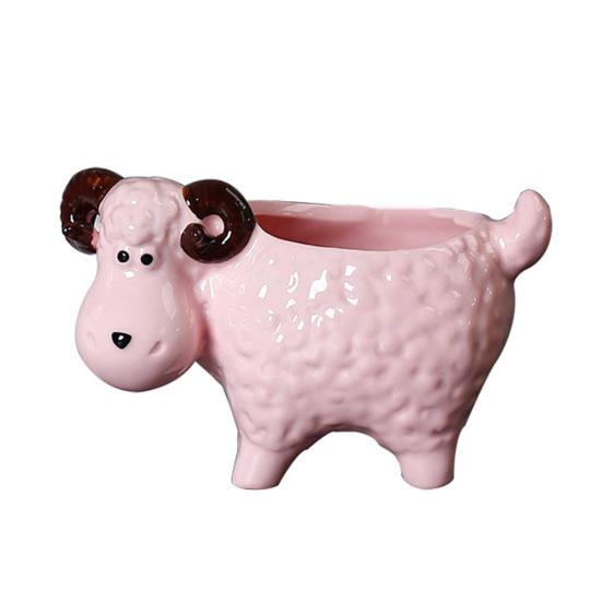 Yousheng Cartoon Sheep Candle Holder Votive Tealight Candle Stand Living Room Bathroom Candlestick Decoration Table Centerpiece Ornament