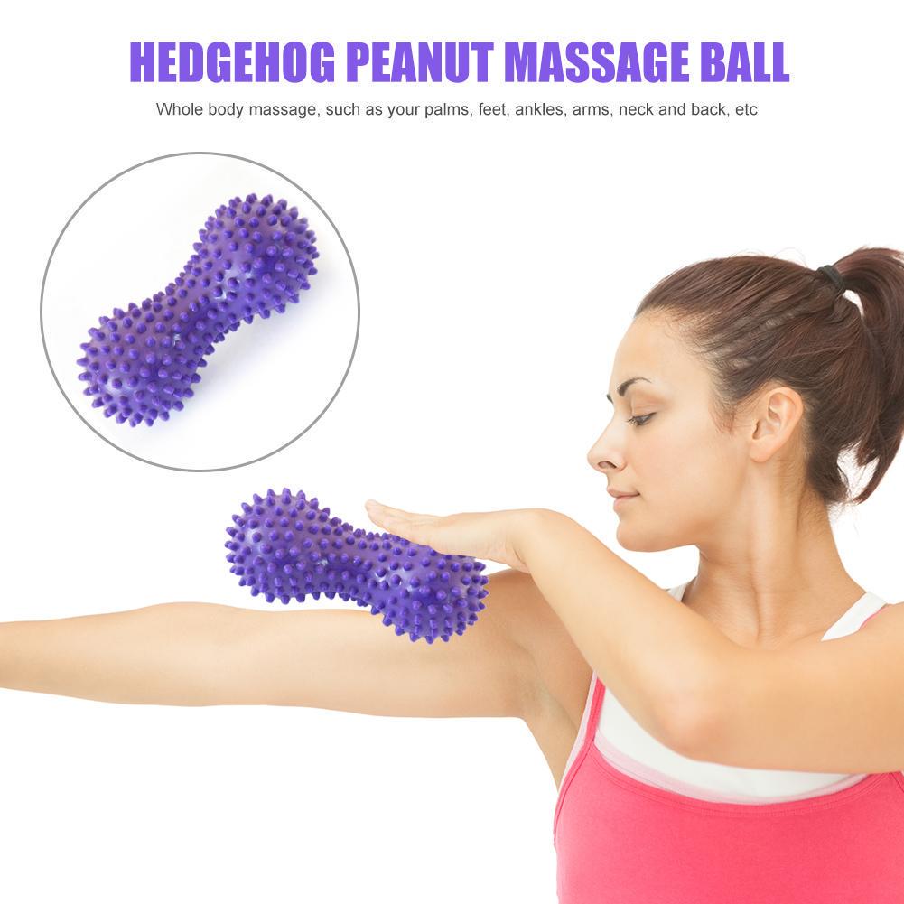 Peanut Massage Ball Fascia Ball Relax Muscle Fitness Hedgehog Ball Spinal Massage Lifting Ball