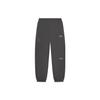 Li Ning Sports Lifestyle Series Brand Logo Casual Elastic Waist Knit Joggers Men Joggers Road-Gray AKLU865-1
