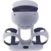 Handle Charging Base for PS VR2, Charging Display Stand with Storage Glasses Holder, Charging Station