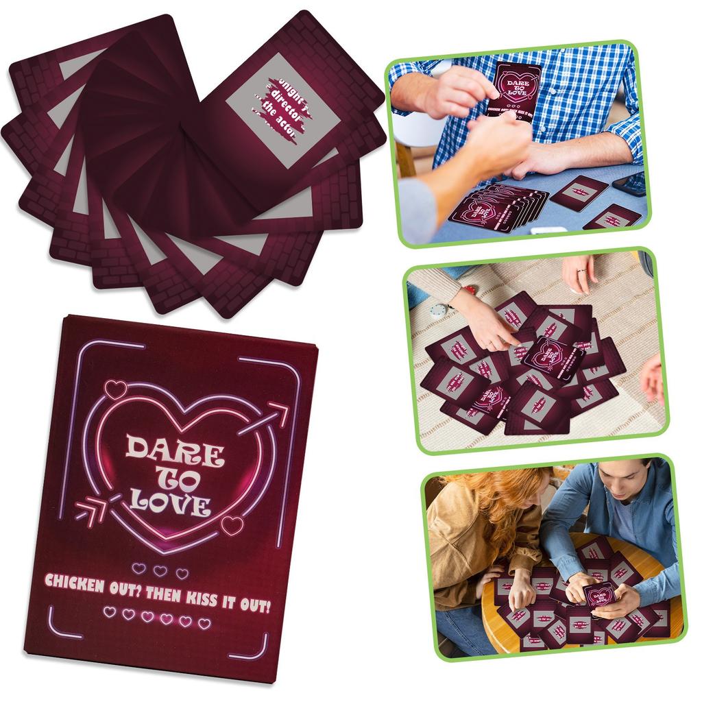 46 Red Couple Interaction Cards, Exclusive Scratch-off Game Cards For Couples, Adult Toys.
