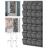 24 Pocket Large Over Door Hanging Organiser Shoe Rack Storage Bag Tidy Hanger