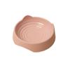 Solid Color Cat Bowl Plastic Pet Supplies Practical Kitten Food Container