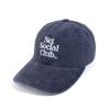 Net Social Club OG LOGO PEACH PIGMENT CAP (NAVY)