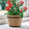 Flower Pot Plant Containers Artwork for Home Decor Vase Garden Kitchen Living