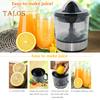 Electric Citrus Juicer Food Grade BPA-Free 18000Rpm High Speed Easy To Clean Transparent Automatic Orange Fruit Juicer Machine