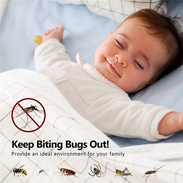 Folio Magnetic Window Screen Mesh Indoor Anti-Mosquito Curtain Tulle Summer Invisible Removable Washable Screen Net