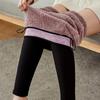 Cloud Fleece Leggings with Thick Fleece for Winter Wear Warm Cotton Pants In Large Size High Waist for Slim Look Women's Foot Pants Trousers Women’s