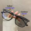 Photochromic Myopia Glasses Men Women Multifunction Square Anti Blue Light Finished Prescription Eyewear Uv400 Glasses 0 To -6 .0