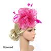 Hat Royal Ascot Race Wedding Fascinator Hats Headwear Cocktail Tea Party Feather Flower Headband