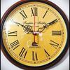 Nautical Collection Wooden Wall Clock Antique Unique Style Art Decorative Clock  for Home & Office 12 Inch (Brown)