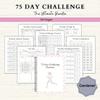 75-Day Fitness Challenge Planner Ultimate Fitness & Weight Loss Tracker Spiral-Bound Workout Log For Health & Wellness
