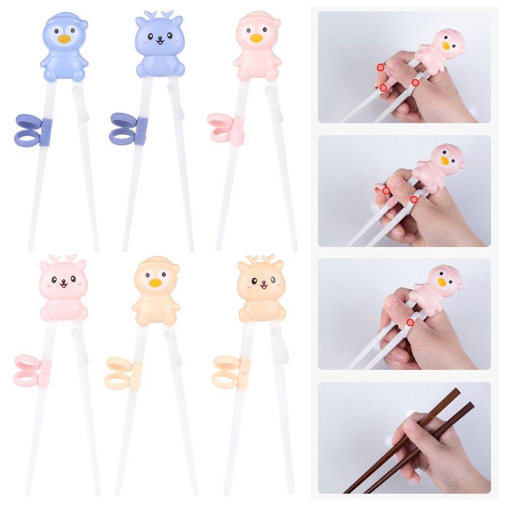 Cartoon Toughness Baby Tableware Learning Chopsticks Beginner Chopsticks Training Eating Helper