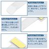 Parking Ticket Holder 5pcs No Punch with Adhesive Back,Easy To Install Transparent Color Ticket