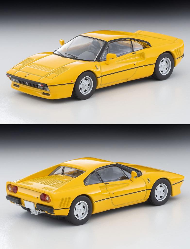 Tomica Limited Vintage Neo Ferrari GTO Yellow Finished Product 324287 1/64 LV-N