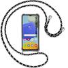 Protective Case - BOOLING - Samsung Galaxy M23 5G - Shockproof Silicone - Transparent - Black Lanyard