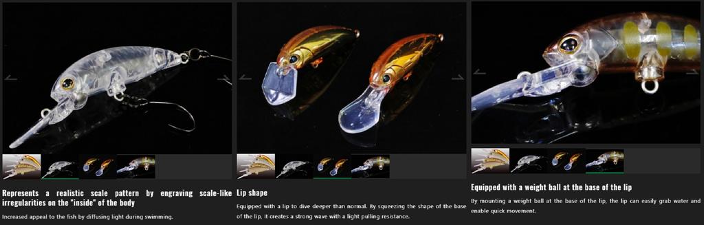 Jackall Timon Buri Buri Minnow DR 40 Mm Floating Lure Tobashi (9594)