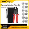 SN58B Electrical Wiring Terminal Crimping Pliers Set for Wire Harness and Connector Inserts