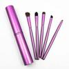 5PCS/ Set Cylinder Wooden Handle Eye Shadow Makeup Brush Small Set Brush 5 Eye Brush Makeup Pen Beauty Makeup Tools