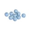 Wooden Beads - FSC 100% - 12mm - Pastel Blue - Saliva-resistant - 32 Pieces