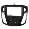 Car Radio Fascia Trim Kit, 9 Inch Dash Panel 2 DIN DVD Frame Install Kit For Ford Focus 3 2012 2013 2014 2015 2016-2018