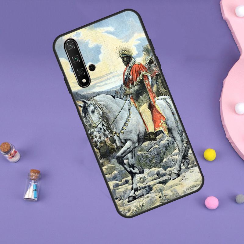 Emperor Menelik II of Ethiopia Case For Huawei Nova 10 9 SE 11 Pro 11i 8i 7i 3i Y60 Y61 Y70 Y90 Y91 P20 P40 P30 Lite Cover
