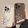 Candy Color Tpu Phone Case for iPhone 16 Pro 15 14 Plus 13 12 11 Pro Max Xs Xr 8 7 Shockproof Flower Pattern Soft Lens Protection Cover Funda