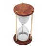 5 Minute Wood and Brass Sand Timer Hourglass 6 Inch for Home Decor Table Decor Office Decor
