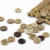 Natural Coconut Button Laser Shirt Button Shirt Small Button Diy Handmade Clothes Wooden Button