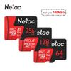 Netac 128GB Micro SD Memory Card 32GB 64GB 256GB TF Card 512GB High Speed Up To 100MB/s A1 U3 V30 C10 SDXC Card for Camera,drones,game console,GoPro