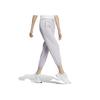Adidas Logo Print Cuffed Joggers Women Bottoms White HY2824