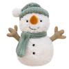 Toy Plush Stuffed Christmas Snowman Wearing It With  Hat And Scarf  Child Gift