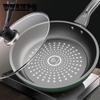 Frying Pan Crystal Diamond Non-stick Pan Food Supplement Pan Universal Pan Nordic Style Kitchen Utensils Pots and Pans