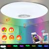 18/60W Music Ceiling Lamp RGBW LED Ceiling Lamp with Remote Control,bluetooth Speaker, APP Control Night Lamp for Bedroom Home Party Decorative Lamps