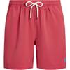 Polo Ralph Lauren Elastic Drawstring Logo Fit Straight Leg Swim Shorts Men Swim Shorts Red 710829851-053