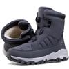 Fashion Winter Snow Boots Men Women Rotatory Button Snowboots Waterproof Outdoor Cotton Shoes Keep Warm High Top Man Hiking Winter Shoes