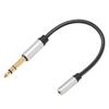 6.5 Male To 3.5 Female Spring O Cable Aluminium Alloy AUX3.5mm Earphone Extension Cord3.5