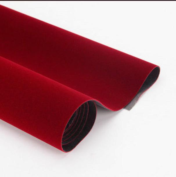 5PCS/PACK Sticky Back Self Adhesive Sheet Felt Velvet Velour Fabric Craft Sticker 14x20cm