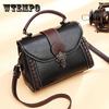 Women PU HandBag Women Single Shoulder Bags Casual Small Square Bag Leather Stitching Soft Messenger Bag