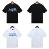 2217 Amiri 2025 Summer New Men's and Women's Loose High Quality Cotton Plus Size T-shirt Couple T-Shirt