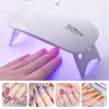 Mini 6W UV LED Nail Dryer Lamp Portable USB Cable For Gift Home Use Gel Nail Polish USB Lamp