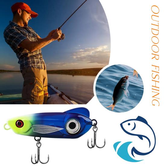 6.5CM/18G/24G Fishing Lure Light with Treble Hook Long Casting Sinking Artificial Bait with 3 Colors LED Light Saltwater Freshwater Bass Walleye