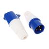 220V 16A 3 Pin Industrial Waterproof Plugs/Socket Male/Female Connector Ip44 2P For Caravan Motorhome Trailer Truck Yacht